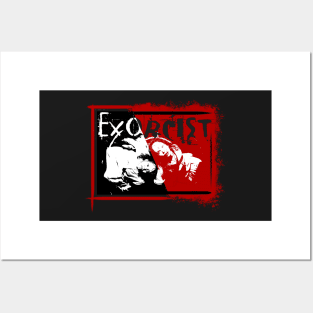 exorcist movie graphic design Posters and Art